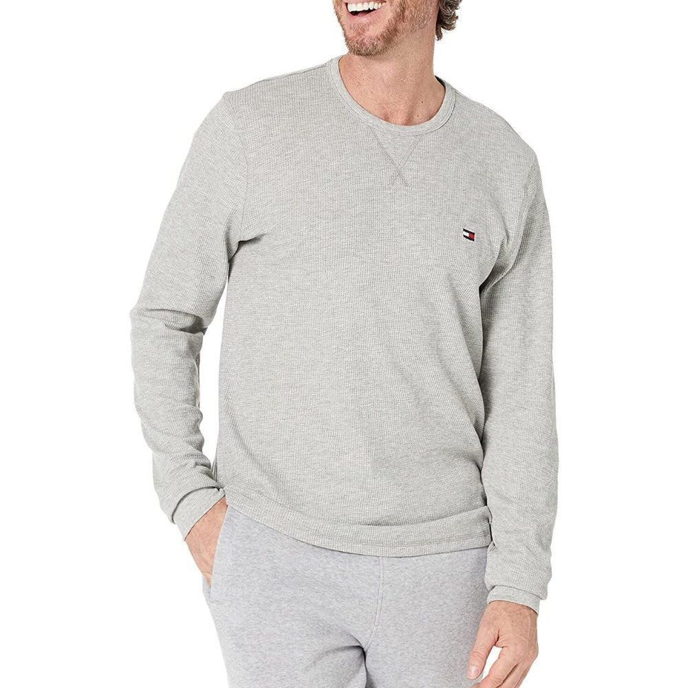 TOMMY HILFIGER Logo Thermal LS Sleepwear Tee